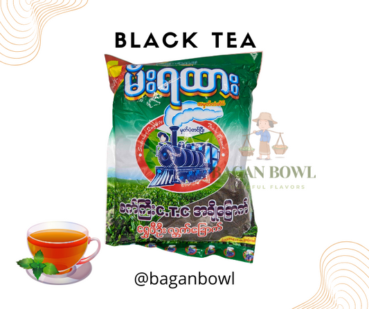 မီးရထား ရွှေဖီဦး လက်ဖက် အချိုခြောက် - Black Tea