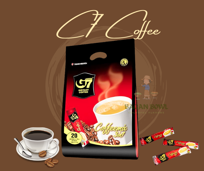 Trung Nguyen — G7 3 in 1 Instant Coffee  - 20 single serve packets